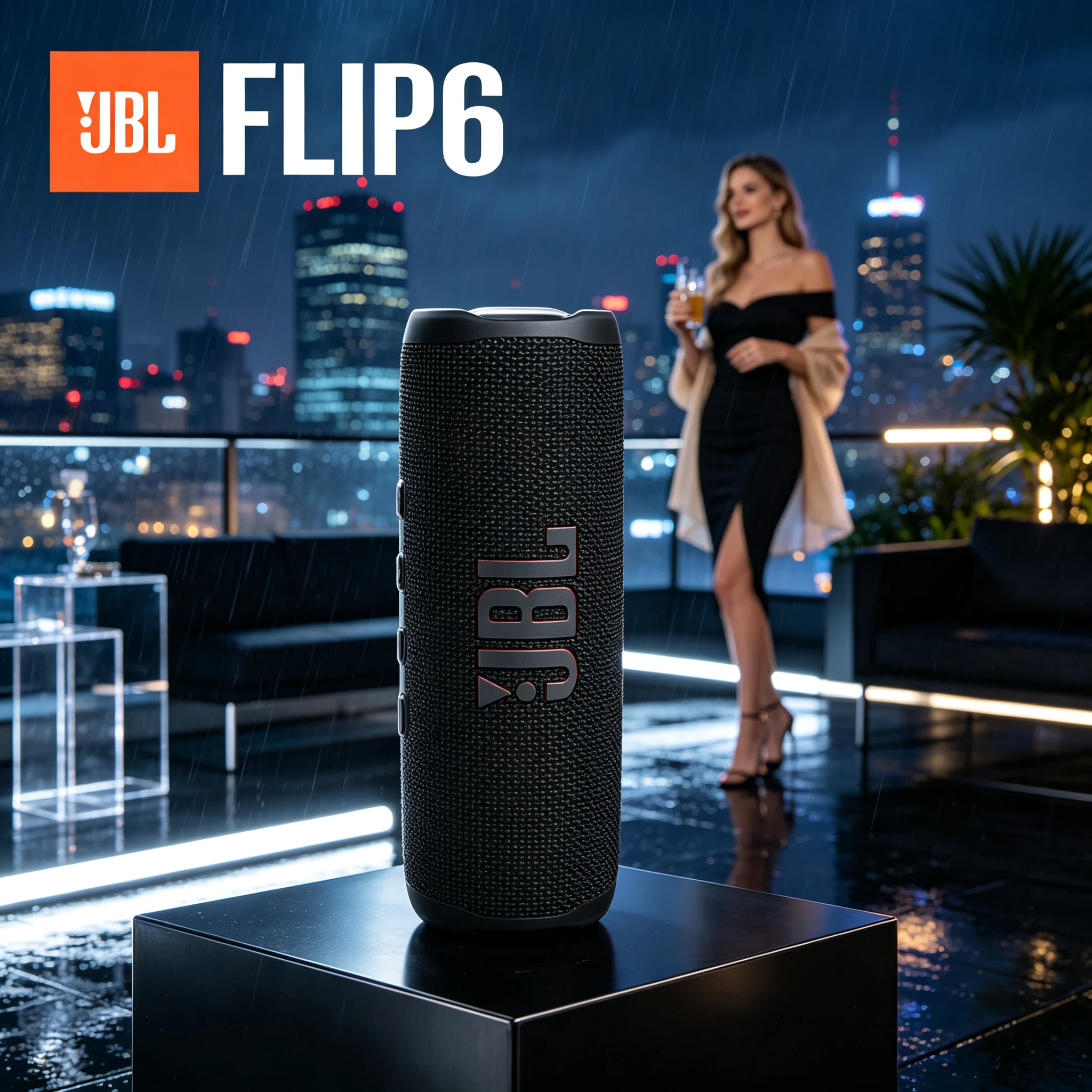 Jbl Speaker Flip 6 - JBL Kaleidoscope 第6世代 Flip6 スピーカー。屋外でのチームビルディングや小規模なイベントに最適。持ち運び可能で、防塵・防水機能を備えたサブウーファー。