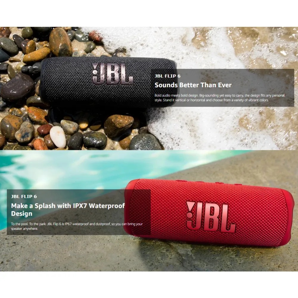 JBL FLIP6 アウトドアオーディオボックス。ワイヤレス - Jbl Speaker Flip 6 のレビューと価格